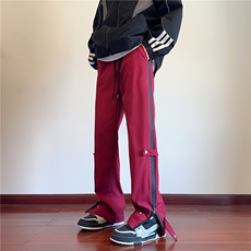 新款冲锋裤潮流拉链设计高街百搭微喇裤B315-K23377-P45控58，男装休闲裤，电商B315