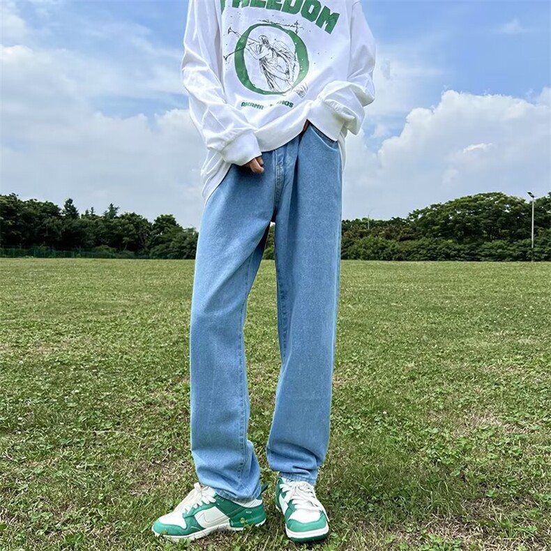 牛仔裤男夏季潮大码休闲裤子高街N929P35,男装牛仔裤,星座1116-2
