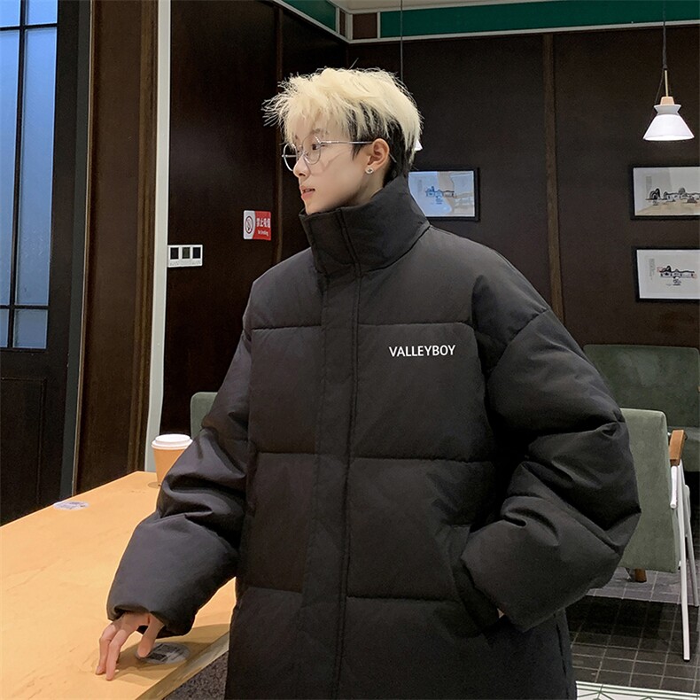 羽绒棉服男冬季外套宽松外套YR01P78直播,男装棉衣,星座1904A