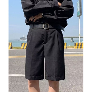 短裤男生夏季外穿七分西装裤子工装休闲五分套装宽松西裤 KX03图片
