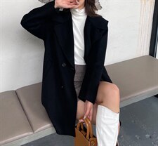 【现货】双面羊绒大衣冬季，其它，YNJDD