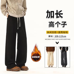 灯芯绒裤子男冬季加绒高个子直筒拖地裤KZ089加长-KZ089加长加绒图片