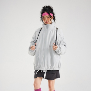 男士冬季美拉德立领棉服潮流百搭纯色棉衣外套情侣保暖M8822-P70图片