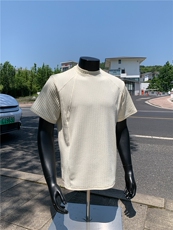 XZ809A/JL02/特P24/控48肌理感拼接圆领T恤，男装T恤，星座809A(原222-1)