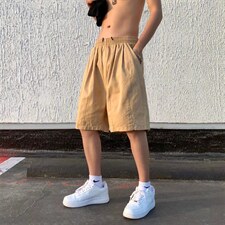 夏季工装短裤男潮牌宽松阔腿休闲百搭五分裤运动中裤DK903-P28，男装休闲裤，星座1008-1