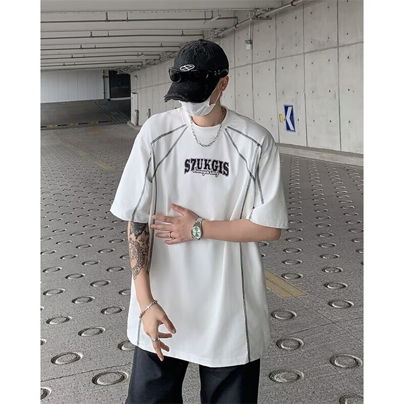 2024春夏季新款男休闲圆领短袖T恤BX04P43,男装T恤,星座1116-2