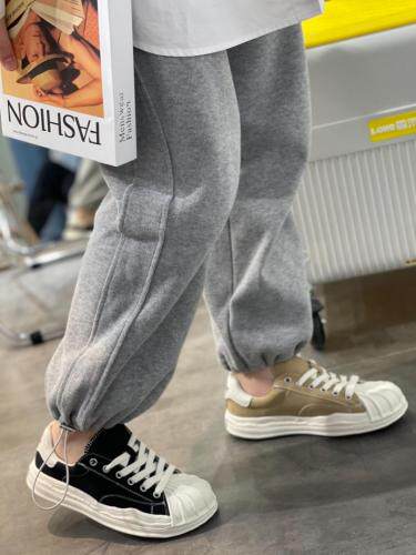 2021新款韩版潮流休闲贝克头真皮内里帆布鞋，其它，她他麦