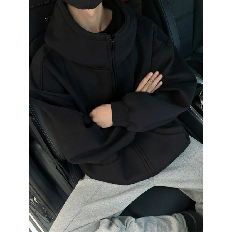 2025秋冬新款连帽开衫外套，女装短外套，电商A336-2