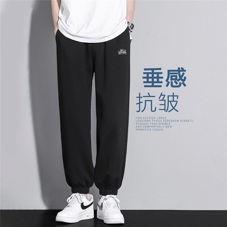 2024夏季潮流时尚休闲裤薄款运动裤男长裤WK508-1-特批-25图片