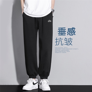 2024夏季潮流时尚休闲裤薄款运动裤男长裤WK508-1-特批-25图片