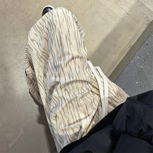 25秋季灯芯绒扎染宽松拖地长裤垂感直筒休闲裤男K24047-特P35控68图片