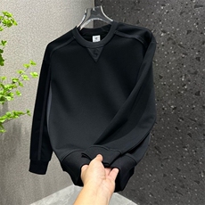 【003]新款圆领修身刺绣卫衣男港风潮流秋冬上衣A079-C47-P36，男装卫衣，电商A079
