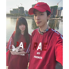 抖音得物高品质二开240克宽松纯棉美式潮牌三条杠织带短袖T恤，男装T恤，电商A486