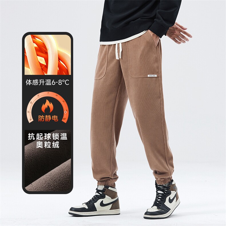 A178-1  DY527A  P85  奥粒绒秋冬季美式休闲卫裤图片