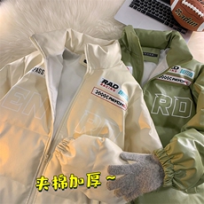 EQ156机车服皮棉衣外套男冬季防风赛车服加厚棉服潮牌P118，男装棉衣，电商C306-1