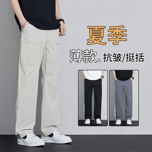 工装裤男士春夏秋宽松直筒休闲裤美式多口袋裤子yk959-p50 现货图片