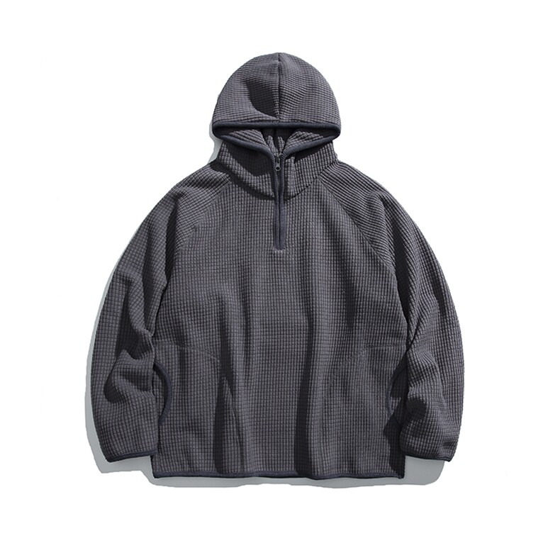 2025冬季新款男装日系潮牌华夫格宽松休闲卫衣加厚卫衣WY622-F88,男装卫衣,电商A101（原外27）