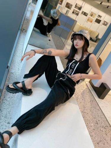 潮牌休闲卫裤～，女装休闲裤，LOVELS