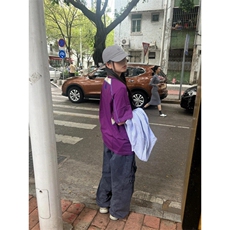 2026新款韩系简约风圆领撞色拼接短袖T恤美式复古男女休闲体恤衫，男装T恤，星座601-1