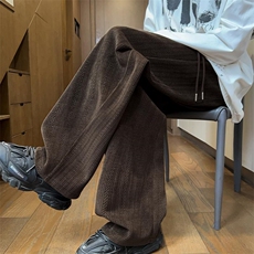 重磅360克复合麦穗纹肌理感雪尼尔大码休闲裤男K24063-特P38控75，男装休闲裤，电商A001-1