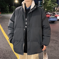 ！2023秋冬新款男士加绒加厚纯色棉衣情侣棉服外套MY100特P75，男装棉衣，电商B220