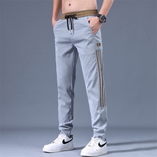 K66B-P42主推夏季休闲青少年宽松潮冰丝莱赛尔天丝运动九分裤子，男装休闲裤，星座224-3