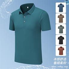 2025年夏季新品翻领Polo冰丝短袖锦纶品质HS1367-P38，男装T恤，星座1206（原A206）