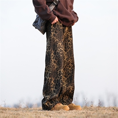 903-YK36-特P50【78】已爆数据款豹纹牛仔裤！2，男装牛仔裤，星座903