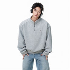 2026春立领拉链刺绣垫肩卫衣GW057特P49-控98,加绒特P54-控108,男装卫衣,星座216(原A116),四季星座 2026春立领拉链刺绣垫肩卫衣GW057特P49-控98,加绒特P54-控108,男装卫衣,星座216(原A116),四季星座