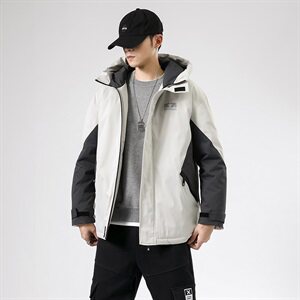新款羽绒服男韩版宽松短款冬季连帽白鸭绒外套潮 A436-2166图片