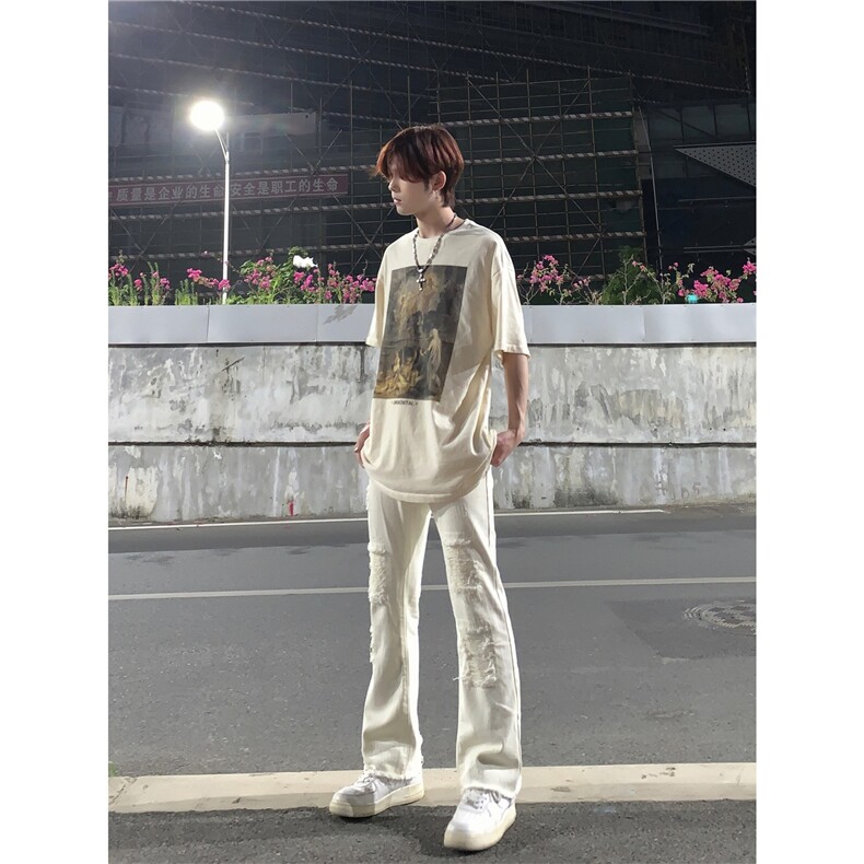 新设计款牛仔裤A061-YJ6906-P65控88-85%棉8.5%聚酯纤维6.5%粘纤，男装牛仔裤，电商A061-1