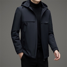 V3132钱塘2020-3商务休闲冬季厚款中年男士85鹅绒羽绒服P198，男装羽绒服，钱塘207-3