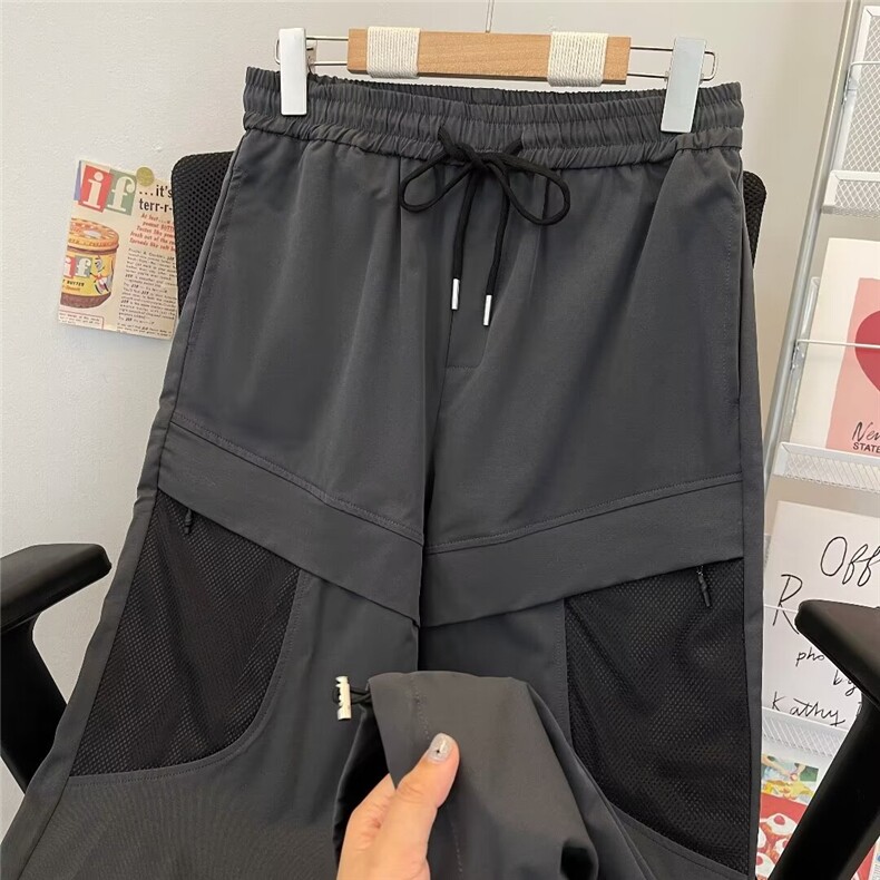 户外登山裤子夏季男美式机能冲锋裤网眼速干伐木工装裤28466-P40,男装工装外套,星座1008