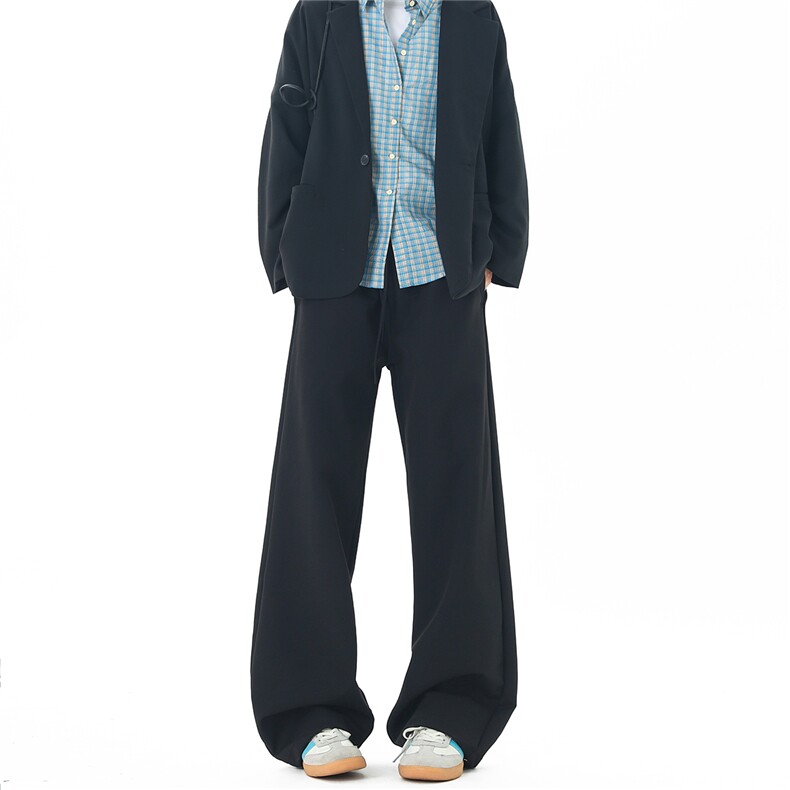 【现货】抖音品质美式复古宽松休闲西裤2XZ502-K876-P55控79,男装西裤,星座502