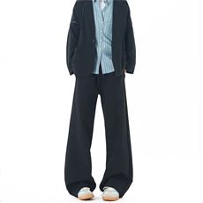 【现货】抖音品质美式复古宽松休闲西裤2XZ502-K876-P55控79，男装西裤，星座502