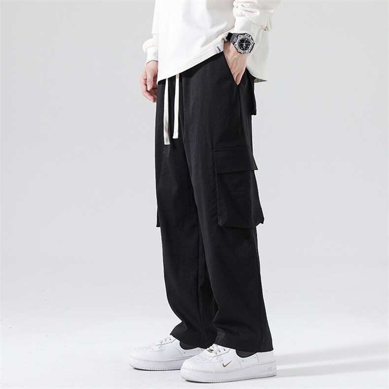 春夏新款工装休闲裤男宽松阔腿裤直筒裤CK2318-P50,男装工装外套,星座717