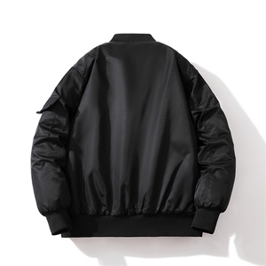 现货 2色秋冬带帽情侣外套飞行服外套棉服夹克图片
