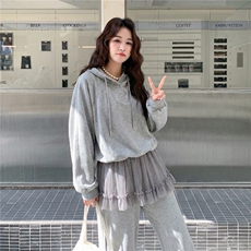 屁帘卫衣两件套2B1568802P190K285，女装套装/套裙，2B156