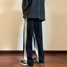 2026秋季新款条纹拼接休闲裤长裤地板景XZ604-KP75-P55控68，男装休闲裤，星座604