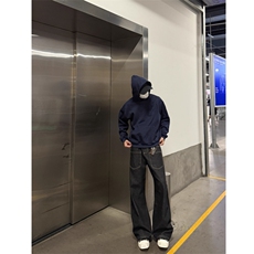 现货欧美高街闪电连帽卫衣男女暗黑系cleanfit上衣帽衫，男装卫衣，星座910A