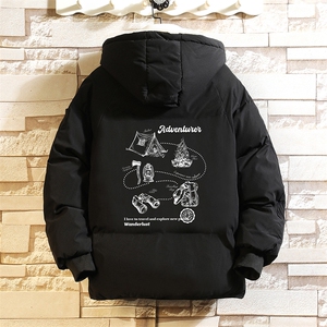 控128加绒面包服男大码羊羔毛棉衣男MY16336-P100图片
