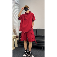 直播~泡泡纱短袖短裤休闲套装A468特P60控108，男装牛仔裤，电商A309