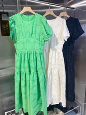 【DAVIDA】韩版设计款菱格连衣裙，女装连衣裙，DAVIDA