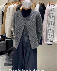 优雅小香风外套图片