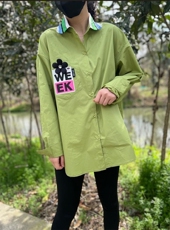 2023新款时尚休闲百搭显瘦气质高级衬衫外套，女装衬衫，L·H·X