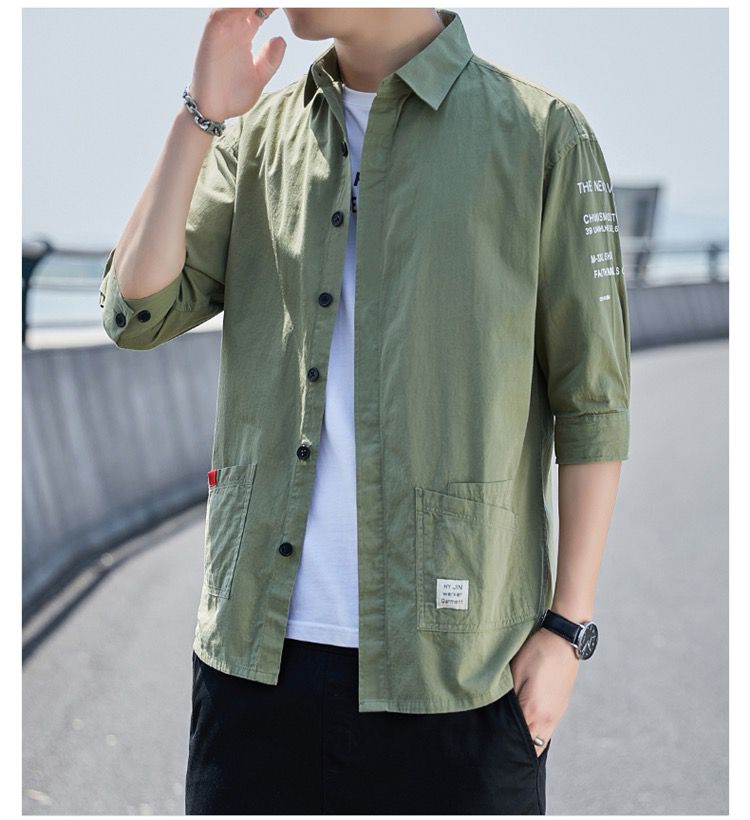 纯棉休闲男装休闲衬衫2021---p35,男装衬衫,星座102C-1(原星座100)