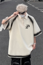 polo衫短袖t恤男夏季宽松休闲半拉链体恤衫XZ514-2-202489-P63，男装T恤，星座514-2(原B239)