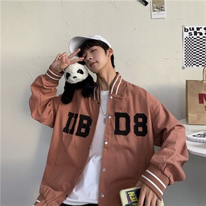 2026秋装新款长袖港风夹克男个性宽松外套韩版潮流百搭WT8814-P45，男装夹克，星座1008-2