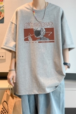 已注册/夏季内景港风宽松短袖T恤男潮休闲大码打底衫DT00599/P25，男装T恤，电商B316