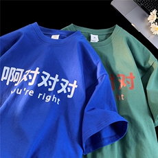 夏季短袖T恤男宽松百搭D329-QM583-P25-控39，男装T恤，电商D329